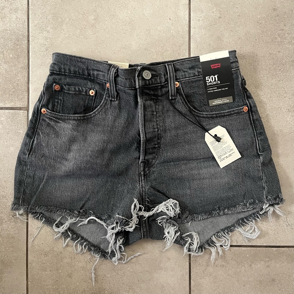 501 original fit high rise shorts